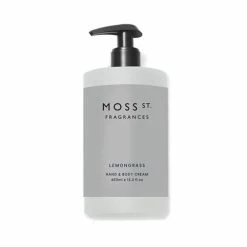 Moss St - Lemongrass Hand & Body Cream 450ml