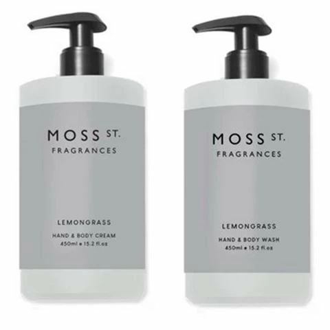 Moss St - Duo Lemongrass Gift Set 450ml 2pce 3 Moss St - Duo Lemongrass Gift Set 450ml 2pce