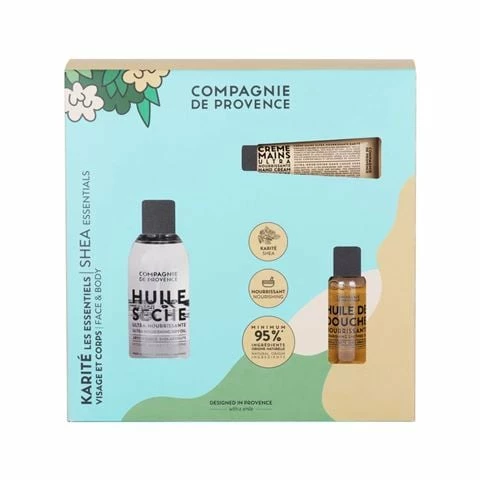 Compagnie De Provence - Shea Essentials Set 3pce 3 Compagnie De Provence - Shea Essentials Set 3pce