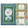 Casa Amalfi - Green Maiolica Luxury Artisanal Soap Gift Box 4pce