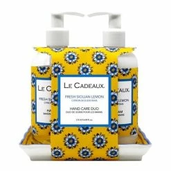 Le Cadeaux - Sicilian Lemon Hand Cream & Hand Wash Set 3pce