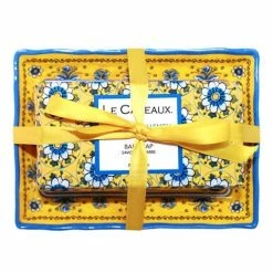 Le Cadeaux - Sicilian Lemon Soap Dish & Bar Soap Gift Set
