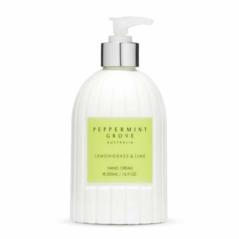 Peppermint Grove - Lemongrass & Lime Hand Cream 500ml 3 Peppermint Grove - Lemongrass & Lime Hand Cream 500ml