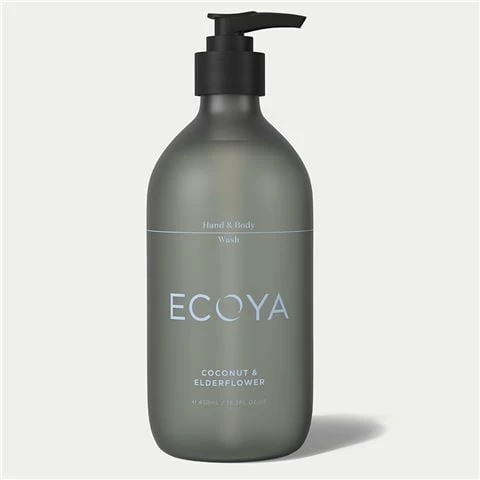 Ecoya - Coconut & Elderflower Hand & Body Wash 450ml 3 Ecoya - Coconut & Elderflower Hand & Body Wash 450ml